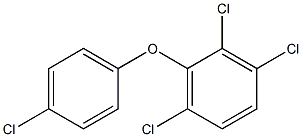 2,3,6-Trichlorophenyl 4-chlorophenyl ether 结构式