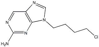 9-(4-Chlorobutyl)-9H-purin-2-amine 结构式