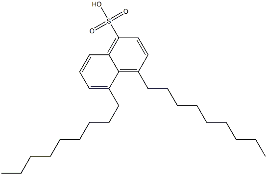 4,5-Dinonyl-1-naphthalenesulfonic acid 结构式