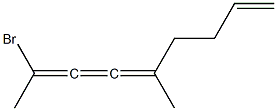 2-Bromo-5-methyl-2,3,4,8-nonatetrene 结构式