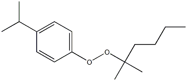 4-Isopropylphenyl 1,1-dimethylpentyl peroxide 结构式