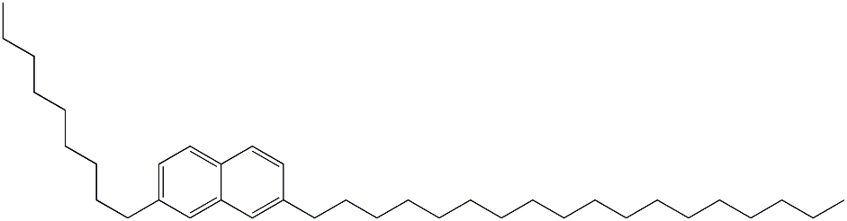 2-Nonyl-7-octadecylnaphthalene 结构式