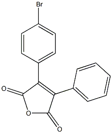 3-(4-Bromophenyl)-4-phenylfuran-2,5-dione 结构式