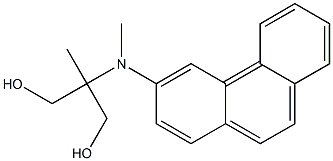 2-[(Phenanthren-3-yl)methylamino]-2-methyl-1,3-propanediol 结构式