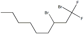 1,1-Difluoro-1,3-dibromononane 结构式