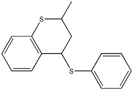 4-(Phenylthio)-2-methylthiochroman 结构式