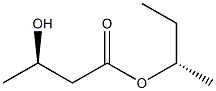 (S)-3-Hydroxybutyric acid (R)-1-methylpropyl ester 结构式