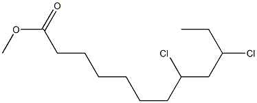 8,10-Dichlorolauric acid methyl ester 结构式