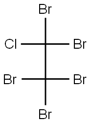 1-Chloropentabromoethane 结构式