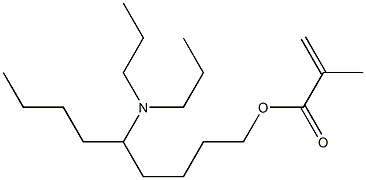 Methacrylic acid 5-(dipropylamino)nonyl ester 结构式