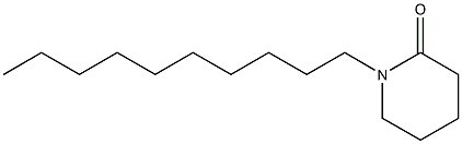 1-Decylpiperidin-2-one 结构式