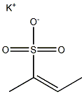 2-Butene-2-sulfonic acid potassium salt 结构式