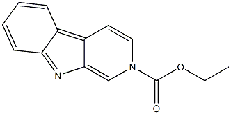 2H-Pyrido[3,4-b]indole-2-carboxylic acid ethyl ester 结构式