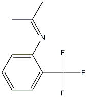 N-(2-Trifluoromethylphenyl)-2-propanimine 结构式