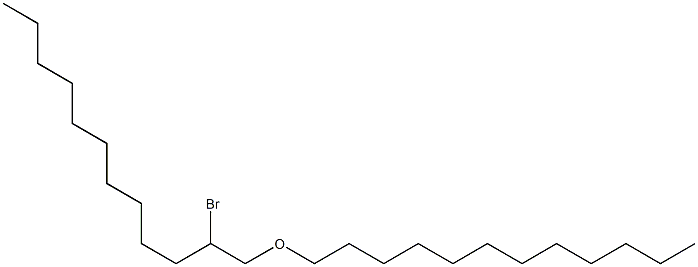 Dodecyl 2-bromododecyl ether 结构式