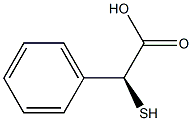 [S,(+)]-Mercaptophenylacetic acid 结构式