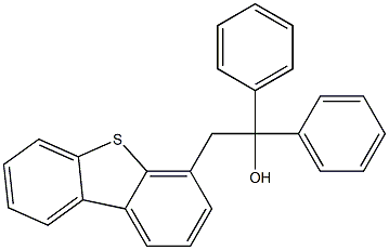 4-(2,2-Diphenyl-2-hydroxyethyl)dibenzothiophene 结构式