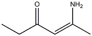 (Z)-5-Amino-4-hexen-3-one 结构式
