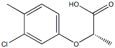 [S,(-)]-2-[(3-Chloro-p-tolyl)oxy]propionic acid 结构式