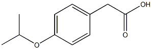 4-Isopropyloxybenzeneacetic acid 结构式