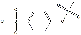 Methanesulfonic acid p-chlorosulfonylphenyl ester 结构式