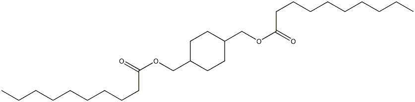 1,4-Cyclohexanedimethanol didecanoate 结构式