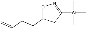 3-(Trimethylsilyl)-5-(3-butenyl)-2-isoxazoline 结构式