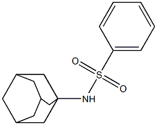 N-(1-Adamantyl)benzenesulfonamide 结构式