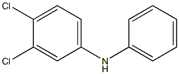 3,4-Dichlorophenylphenylamine 结构式