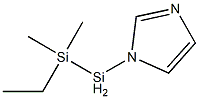 1-(Dimethylethylsilylsilyl)-1H-imidazole 结构式