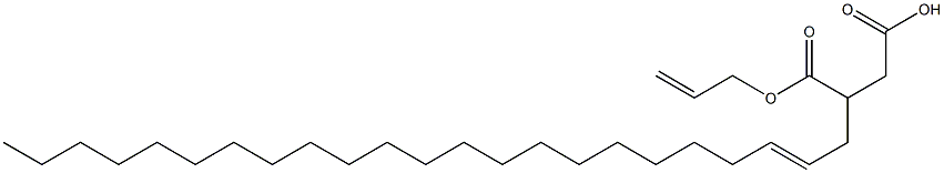 3-(2-Tricosenyl)succinic acid 1-hydrogen 4-allyl ester 结构式