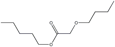 Butoxyacetic acid pentyl ester 结构式