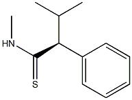 [S,(+)]-N,3-Dimethyl-2-phenylthiobutyramide 结构式