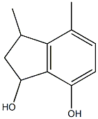 3,4-Dimethylindane-1,7-diol 结构式