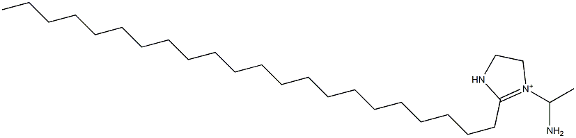 1-(1-Aminoethyl)-2-docosyl-1-imidazoline-1-ium 结构式