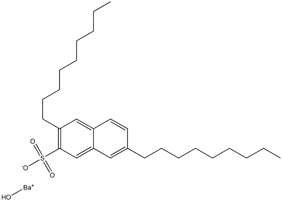 3,7-Dinonyl-2-naphthalenesulfonic acid hydroxybarium salt 结构式