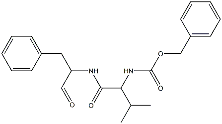 N-(1-Formyl-2-phenylethyl)-2-(benzyloxycarbonylamino)-3-methylbutyramide 结构式