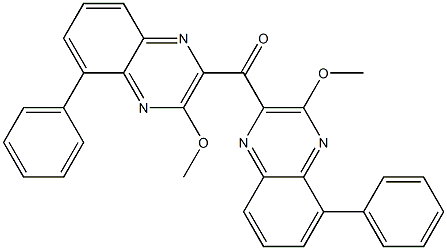 Phenyl(3-methoxyquinoxalin-2-yl) ketone 结构式