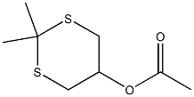 5-Acetyloxy-2,2-dimethyl-1,3-dithiane 结构式