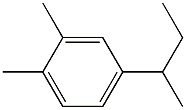 1,2-Dimethyl-4-sec-butylbenzene 结构式