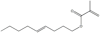 Methacrylic acid (4-nonenyl) ester 结构式
