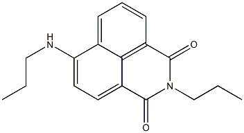 2-Propyl-6-(propylamino)-1H-benzo[de]isoquinoline-1,3(2H)-dione 结构式