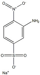 3-Amino-4-nitrobenzenesulfonic acid sodium salt 结构式