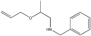 Allyl 2-(benzylamino)-1-methylethyl ether 结构式