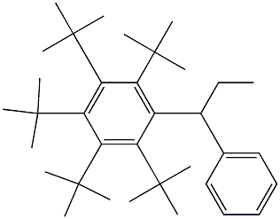 1-(Penta-tert-butylphenyl)-1-phenylpropane 结构式