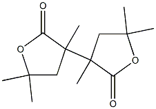 3,3'-Bi[3,5,5-trimethyl-4,5-dihydro-2(3H)-furanone] 结构式