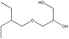 3-[(2-Ethylbutyl)oxy]-1,2-propanediol 结构式