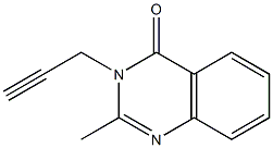 2-Methyl-3-(2-propynyl)quinazolin-4(3H)-one 结构式