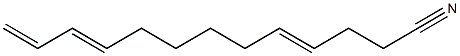 4,10,12-Tridecatrienenitrile 结构式