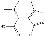 (R)-2-(Dimethylamino)-2-(3-hydroxy-5-methylisoxazol-4-yl)acetic acid 结构式
